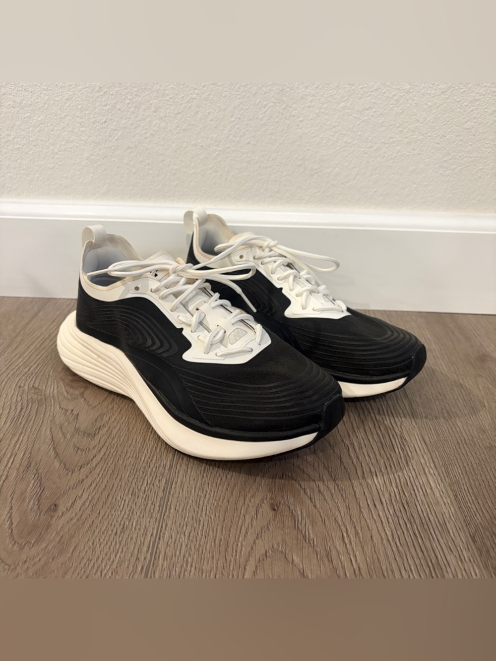 APL Women's Black and White Running Sneakers athletic